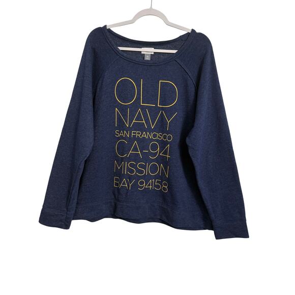 Old Navy Women's XXL Graphic Sweatshirt San Francisco Travel Athleisure Lounge - Picture 1 of 13